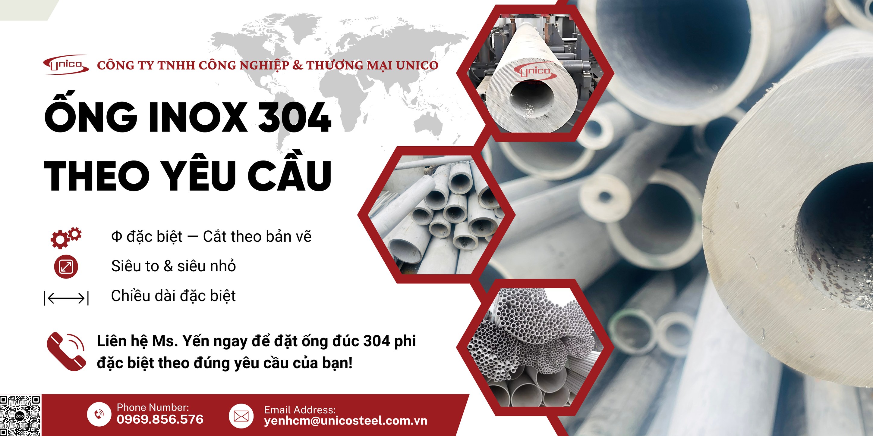 ỐNG ĐÚC INOX 304: GIẢI PHÁP ĐƯỜNG ỐNG CHỊU ÁP LỰC VÀ CHỐNG ĂN MÒN TỐI ƯU